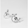 Náušnice podkovičky PS of Sweden, silver