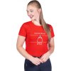 Tričko Equine Sports HKM, dámske, red
