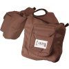 Brašny na westernové sedlo Deluxe Lakota, predné, hnedé