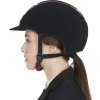 Prilba Eclipse Plain Velvet Equestro, black/rose gold