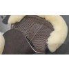 Dečka terapeutická Gel Cut Out Sheepskin Dri-Lex Acavallo, čierna