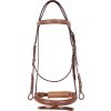 Uzdečka Silver Equestro, cognac