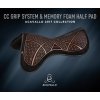 Dečka tlmiaca Close Contact AC-Grip System & Memory Foam Acavallo, čierna