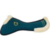 Dečka tlmiaca Ecowool Memory Foam Equestro, petrol