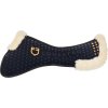 Dečka tlmiaca Ecowool Memory Foam Equestro, navy