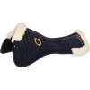 Dečka tlmiaca Ecowool Memory Foam Equestro, navy
