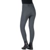 Legíny jazdecké Jil High Waist, s gripom, grey