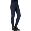 Jazdecké legíny Jil High Waist, s gripom, deep blue