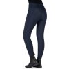 Jazdecké legíny Jil High Waist, s gripom, deep blue