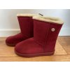 Válenky Davos Gossiga HKM, zimné, wine red