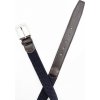 Opasok elastický kožený Fager, brown/navy