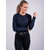Opasok elastický kožený Fager, brown/navy