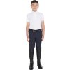 Tričko na preteky Slim Fit Equestro, chlapčenské, biele