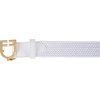 Opasok elastický Logo Equestro, gold/white (Dĺžka 	100 cm)