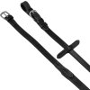 Oťaže gumové Kris ProTM 5/8* Acavallo, 140 cm, čierne
