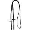 Oťaže gumové Kris ProTM 5/8* Acavallo, 140 cm, čierne