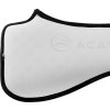 Dečka tlmiaca Spine Free Memory Foam & Bamboo Acavallo, drezúrna, COB/FULL, biela/čierna