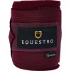 Bandáže kombinované Equestro, 4 ks, 3 m, burgundy