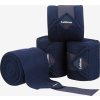 Bandáže fleecové Polo LeMieux, 4 ks, 3,8 m, navy