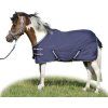 Deka výbehová Economic HKM, s fleecom, deep blue (Dĺžka chrbta 75 cm)