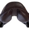Sedlo skokové Botticelli Acavallo, vlnené vankúše, tmavohnedé