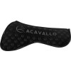 Dečka tlmiaca Spine Free Memory Foam Double Silicon Grip System Acavallo, čierna