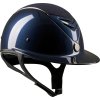 Prilba jazdecká Avancé ONE・K, glossy/chamude/chrome/navy