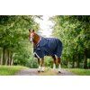 Deka výbehová Rambo Supreme Vari Layer®, s krkom, 250 g, navy/thunderstorm grey & silver (Dĺžka chrbta 100 cm)