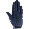 Rukavice jazdecké Tom and Jerry HKM, deep blue