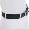 Opasok elastický Equestro, black/silver