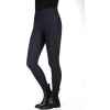 Legíny jazdecké Jil High Waist HKM, s gripom na kolenách, čierne