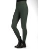Legíny jazdecké Jil High Waist HKM, s gripom na kolenách, olive green
