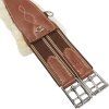 Podbrušník anatomický Alizee Equestro, s barančekom cognac (Dĺžka 	100 cm)
