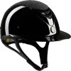 Prilba jazdecká Avance Mips ONE･K, Swarovski, glossy/glitter/black