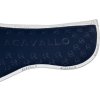 Dečka tlmiaca Spine Free Memory Foam & Bamboo Acavallo, drezúrna, COB/FULL, deep blue/white
