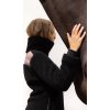 Bunda fleecová Teddy Mocha Equestrian Stockholm, dámska, black/mocha brown