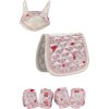 Jazdecký set pre Cuddle Pony HKM, wool white/pink
