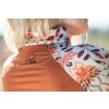 Tričko funkčné Essentials Flower HKM, brown/cooper