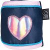 Bandáže fleecové Hearts Funny Horses HKM, 4 ks, 1/1,5 m, deep blue