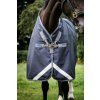 Deka výbehová Rambo Optimo Plus Bundle 2v1, s krkom, 0 g + 200 g, navy/thunderstorm grey & silver (Dĺžka chrbta 115 cm)