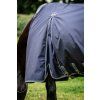 Deka výbehová Rambo Optimo Plus Bundle 2v1, s krkom, 0 g + 200 g, navy/thunderstorm grey & silver (Dĺžka chrbta 115 cm)