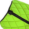 Dečka podsedlová GP Logo Equestro, všestranná, lime green/black