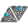 Ozdoba na košeľu CT-01 Stars & Stripes, silver/blue