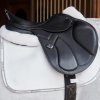 Sedlo skokové Guttuso Acavallo, vlnené vankúše, čierne