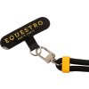Pútko na telefón Equestro, black/yellow