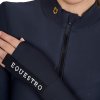 Tričko multifunkčné Training Polo Equestro, dámske, navy blazer