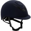 Prilba jazdecká Embossed Logo Equestro, navy