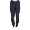 Rajtky jazdecké Fleece Equestro, s gripom, vyšším pásom, zimné, dámske, navy blazer