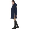 Bunda jazdecká Basic EQUESTRO, dlhá, dámska, navy blazer