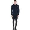 Mikina Fleece Equestro, pánska, navy blazer